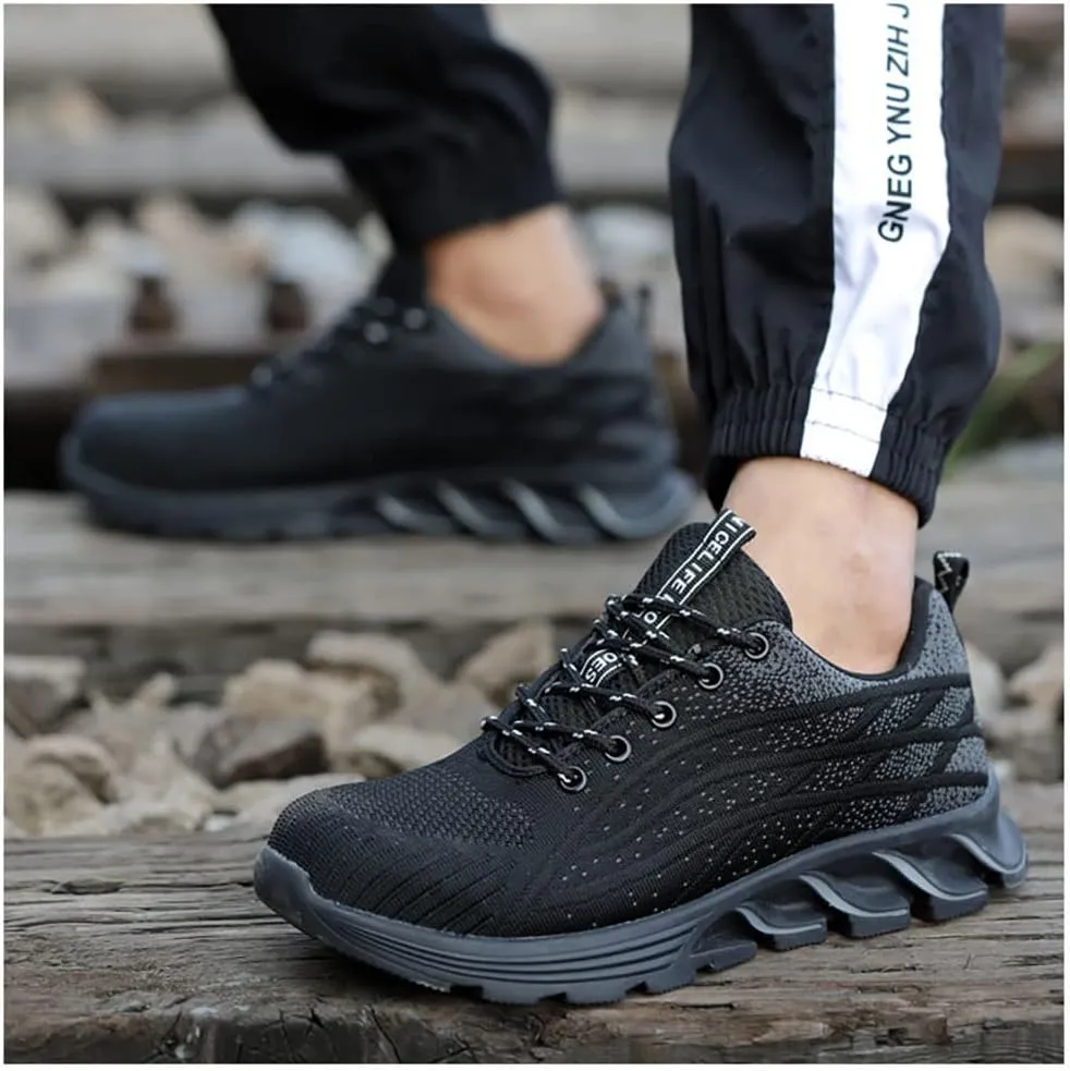 Worker Protective Shoes,for Industrial & Construction Site, Drivers, Factories, Kitchens, Gas Stations,